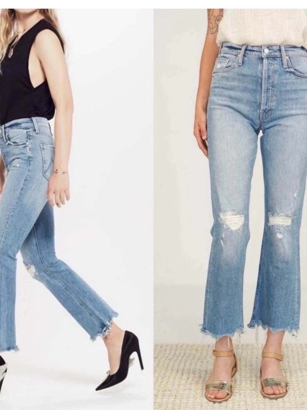 MOTHER superior the tripper ankle jeans